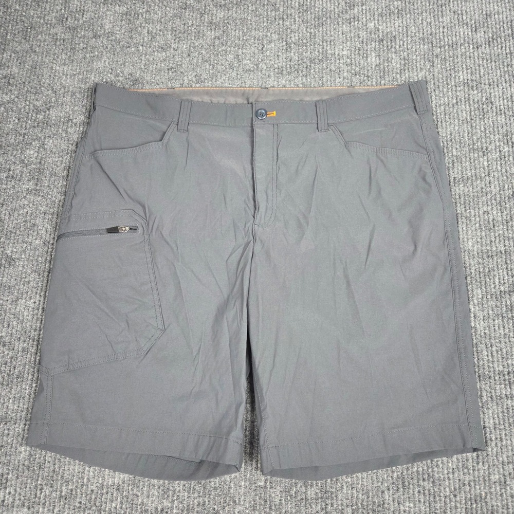 Eddie‎ Bauer First Ascent Mens 42 Gray Guide Pro Hiking Shorts Water Repellent
